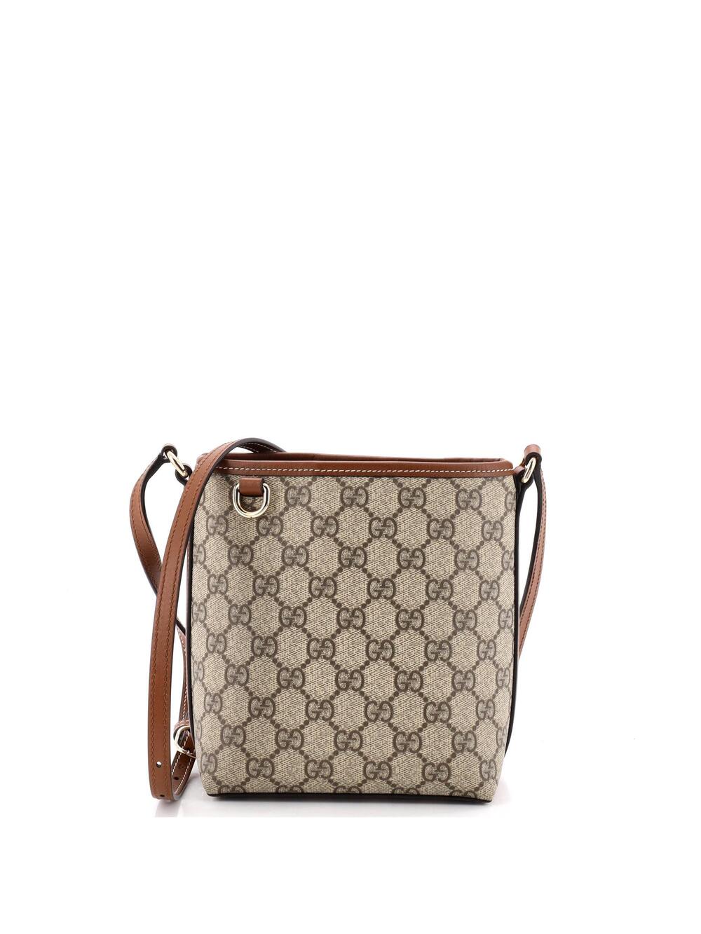 Gucci Gg Emblem Bucket Bag Coated #348219G16B